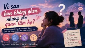 Vì sao bạn không ghen nhưng vẫn quan tâm họ?