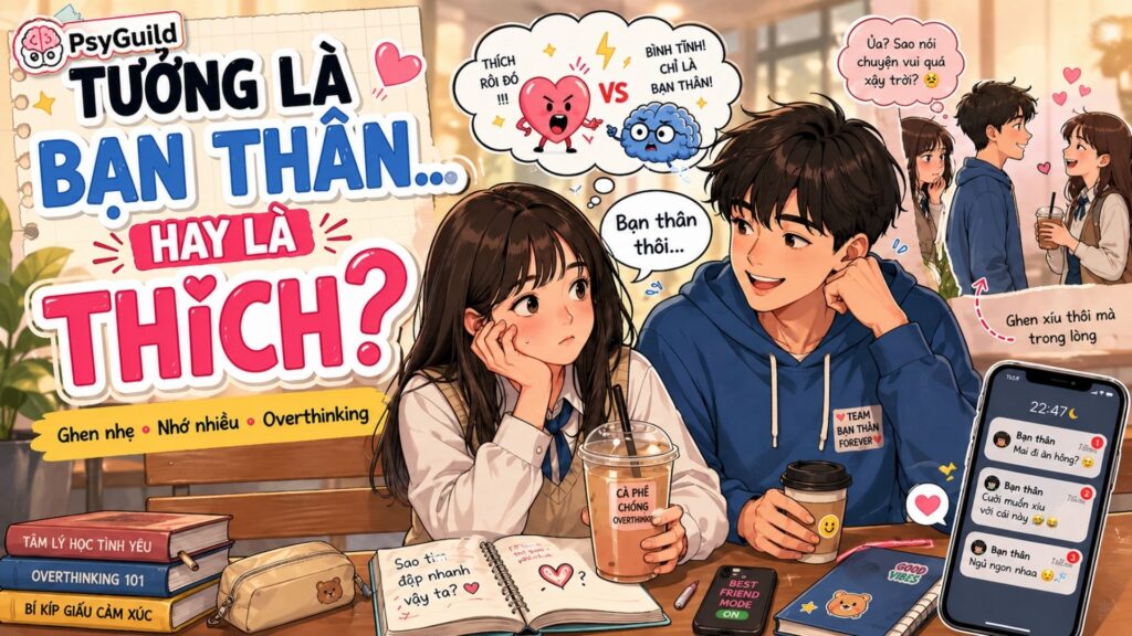 Đâu là dấu hiệu thích bạn thân khác giới