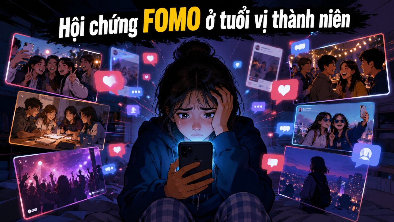 HỘI CHỨNG FOMO Ở TUỔI VỊ THÀNH NIÊN