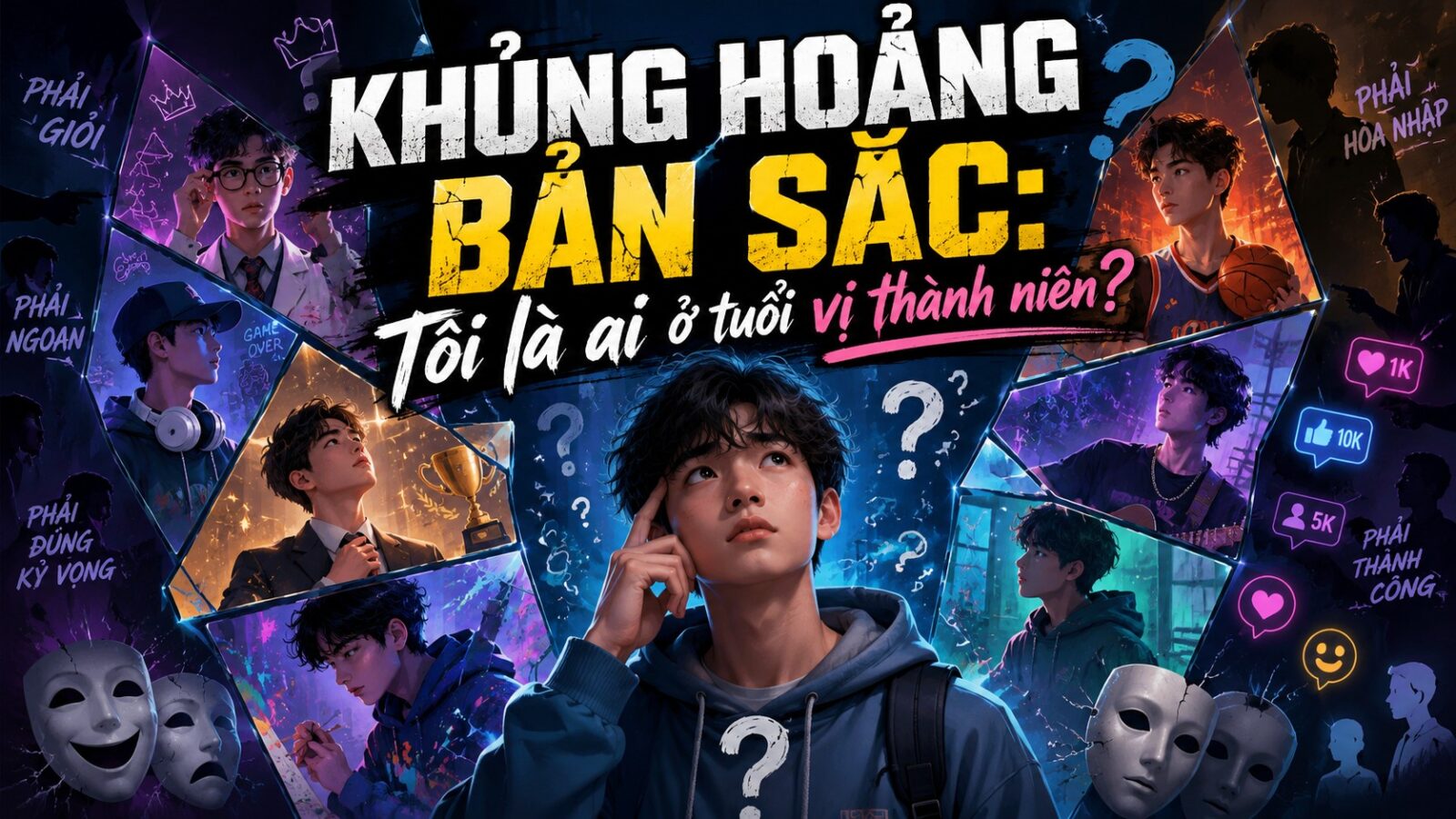 KHỦNG HOẢNG BẢN SẮC: TÔI LÀ AI Ở TUỔI VỊ THÀNH VIÊN?