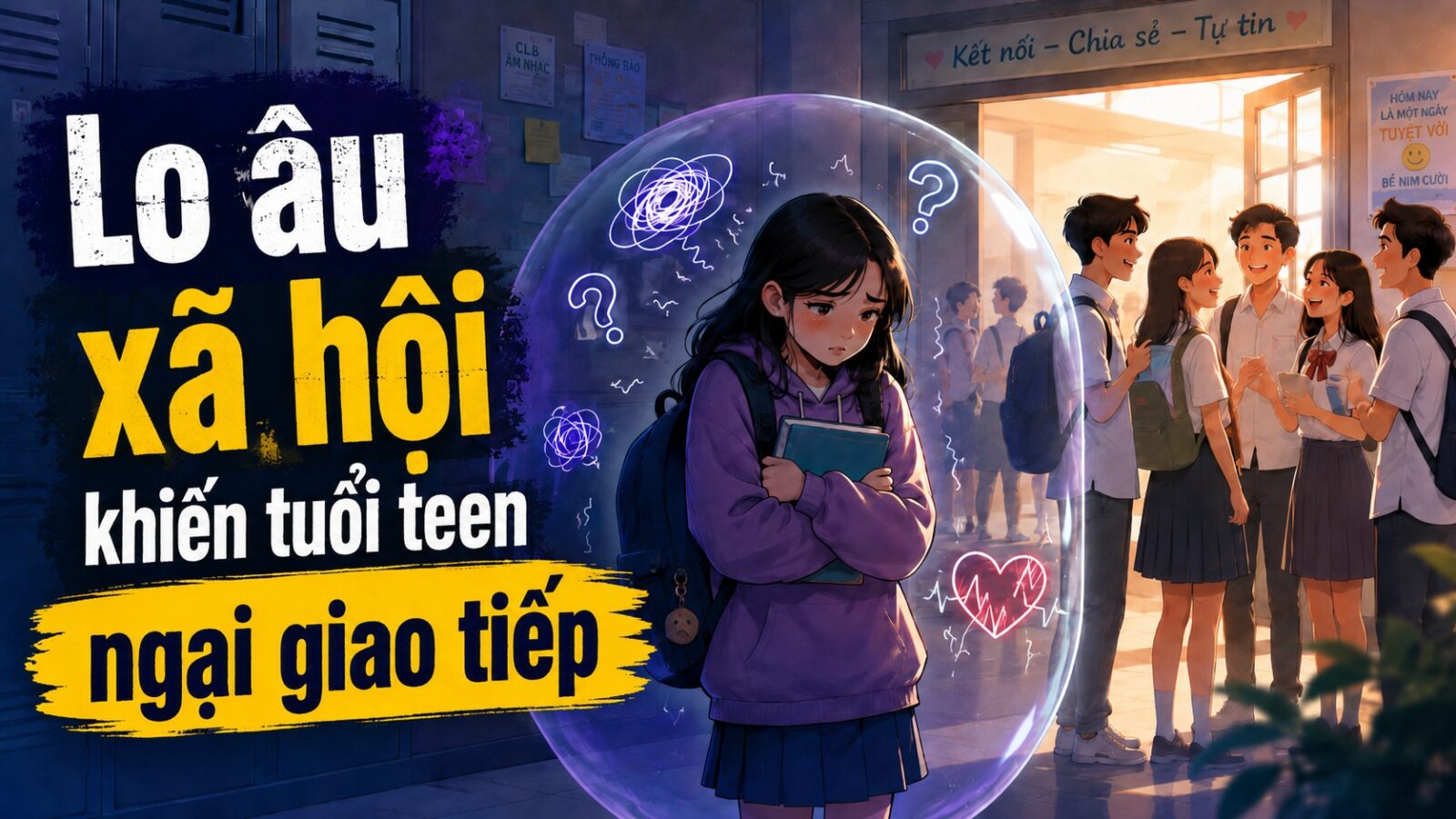 LO ÂU XÃ HỘI KHIẾN TUỔI TEEN NGẠI GIAO TIẾP
