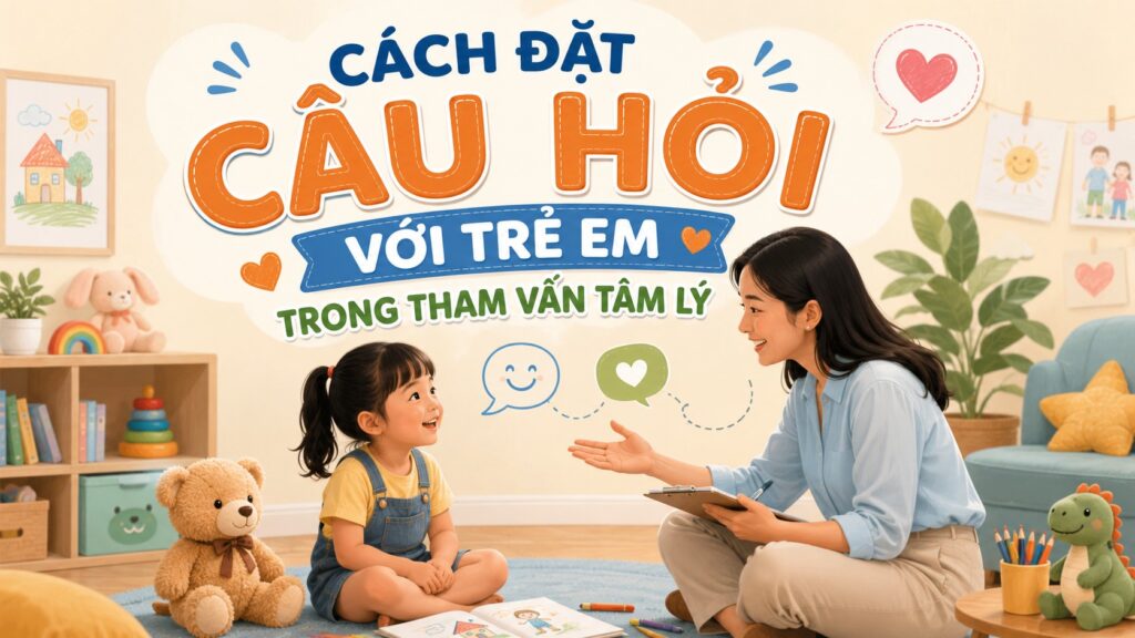 CÁCH ĐẶT CÂU HỎI VỚI TRẺ EM TRONG THAM VẤN TÂM LÝ