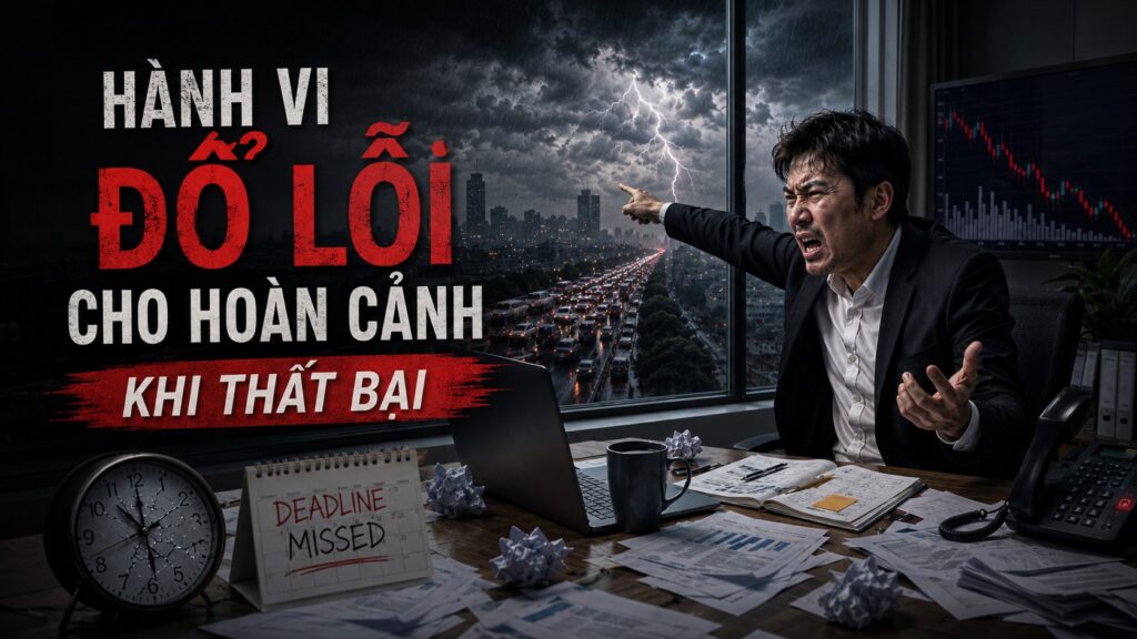HÀNH VI ĐỔ LỖI CHO HOÀN CẢNH KHI GẶP THẤT BẠI