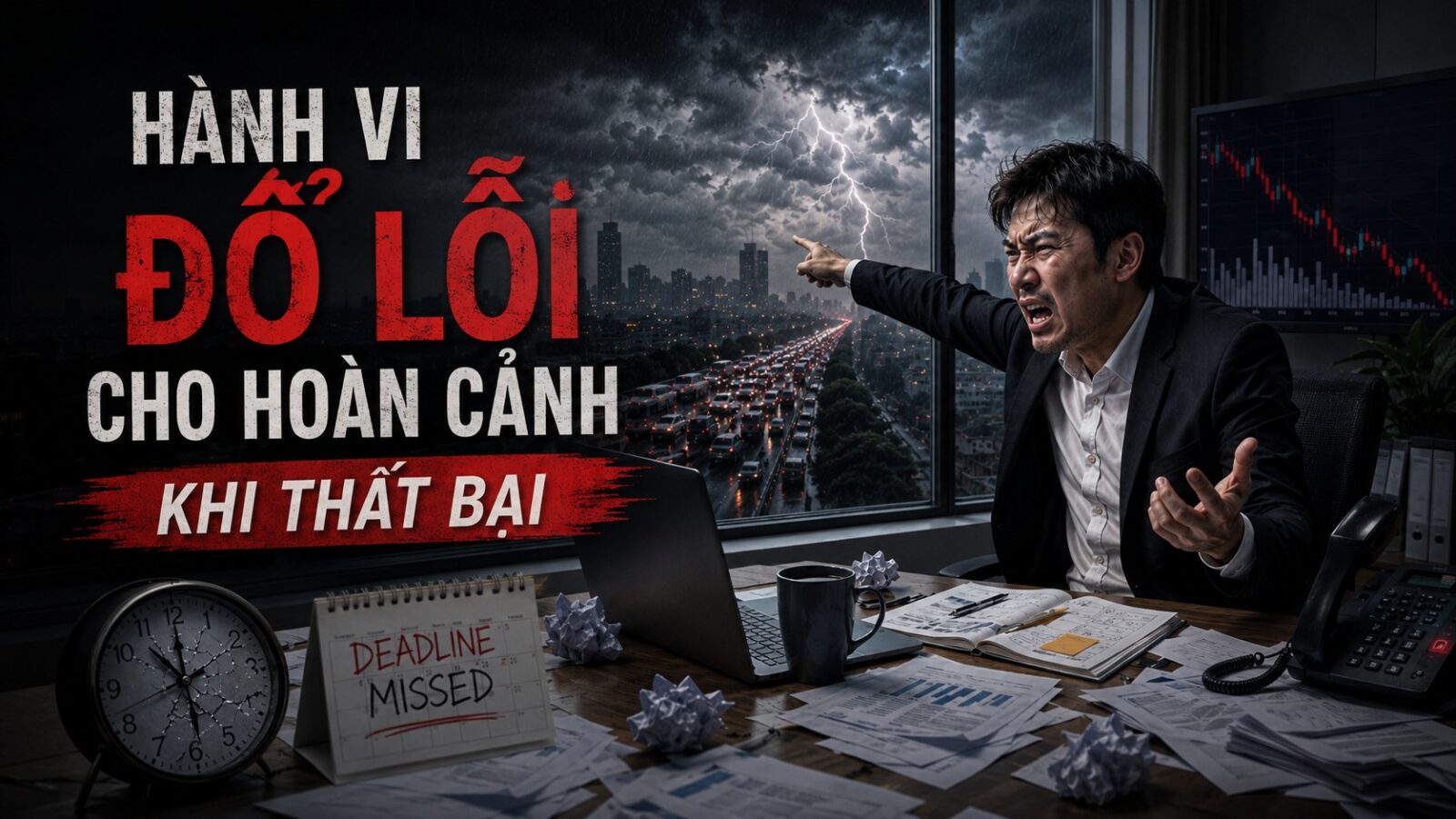 HÀNH VI ĐỔ LỖI CHO HOÀN CẢNH KHI GẶP THẤT BẠI