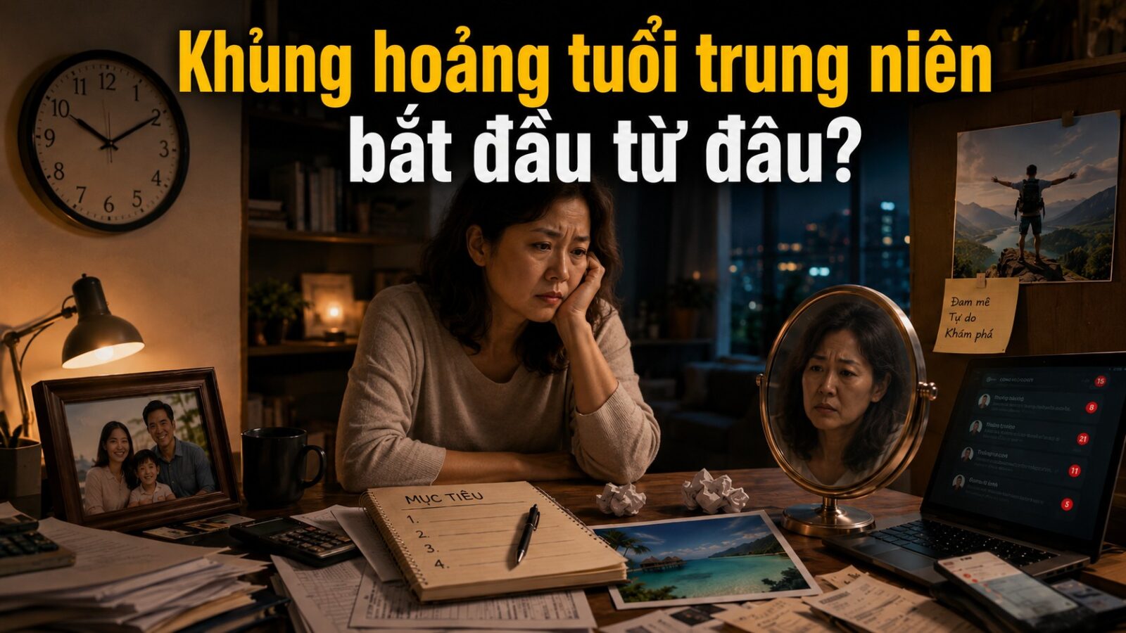 KHỦNG HOẢNG TUỔI TRUNG NIÊN BẮT ĐẦU TỪ ĐÂU?
