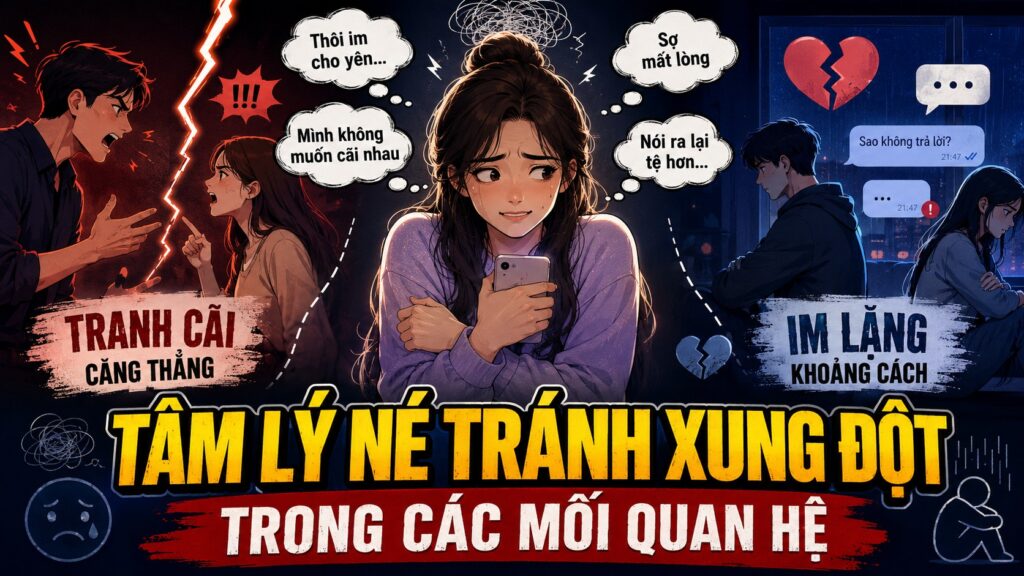TÂM LÝ NÉ TRÁNH XUNG ĐỘT TRONG CÁC MỐI QUAN HỆ