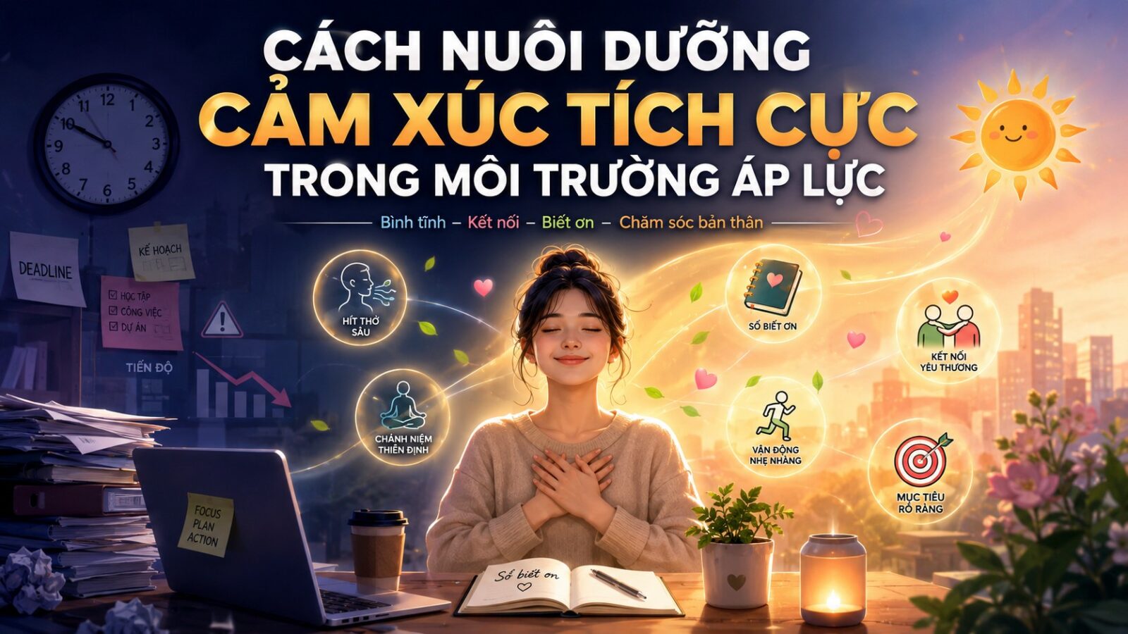CÁCH NUÔI DƯỠNG CẢM XÚC TÍCH CỰC TRONG MÔI TRƯỜNG ÁP LỰC