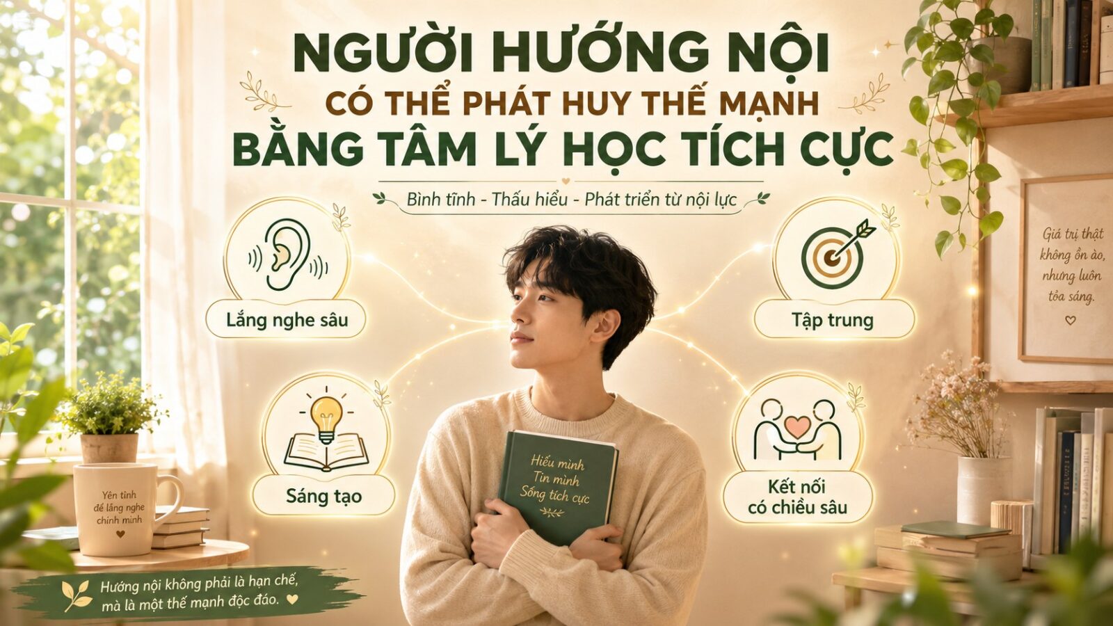 NGƯỜI HƯỚNG NỘI CÓ THỂ PHÁT HUY THẾ MẠNH BẰNG TÂM LÝ HỌC TÍCH CỰC